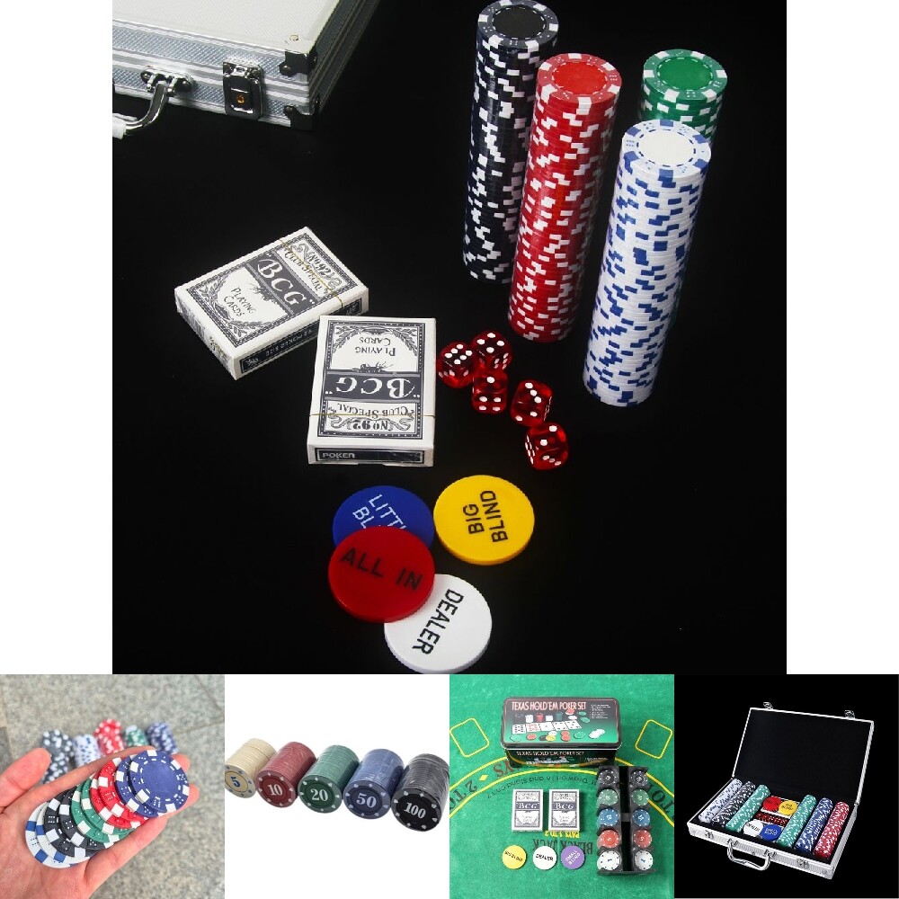카지노칩 200 세트 포커칩 홀덤칩 카드게임/게임/칩/가정/홀덤/게임칩/카드칩/플레잉/회사/고스톱/윷놀이