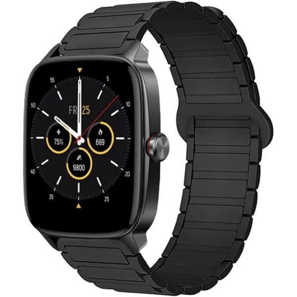 [호환] YMZ 스마트워치 밴드와 호환 Lamshaw 22mm 실리콘 스포츠 강력 자석 스트랩 TGW01 스마트워치와 GTX13 호