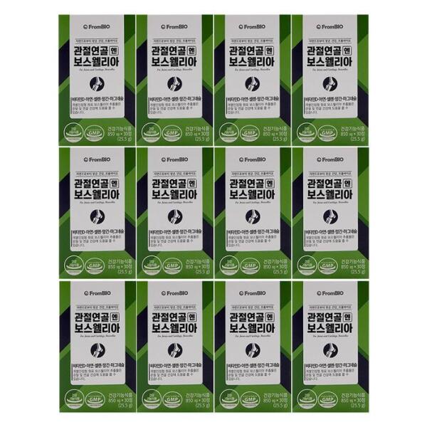 프롬바이오 셀러허브 식품 프롬바이오 관절연골엔 보스웰리아 30정 x12박스