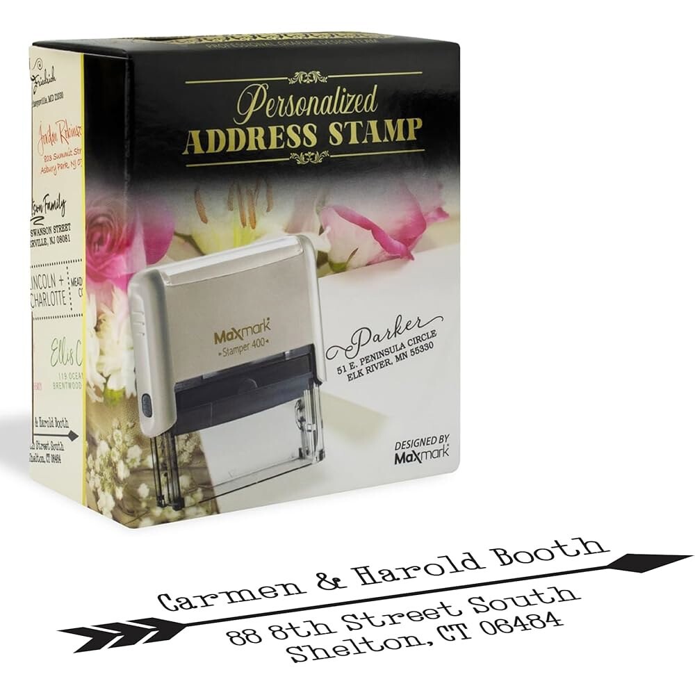 [오늘출발] 반송 주소 스탬프 - 셀프 잉크 고무 온라인 맞춤 스타일 RA211 15가지 색상 중에서 선택