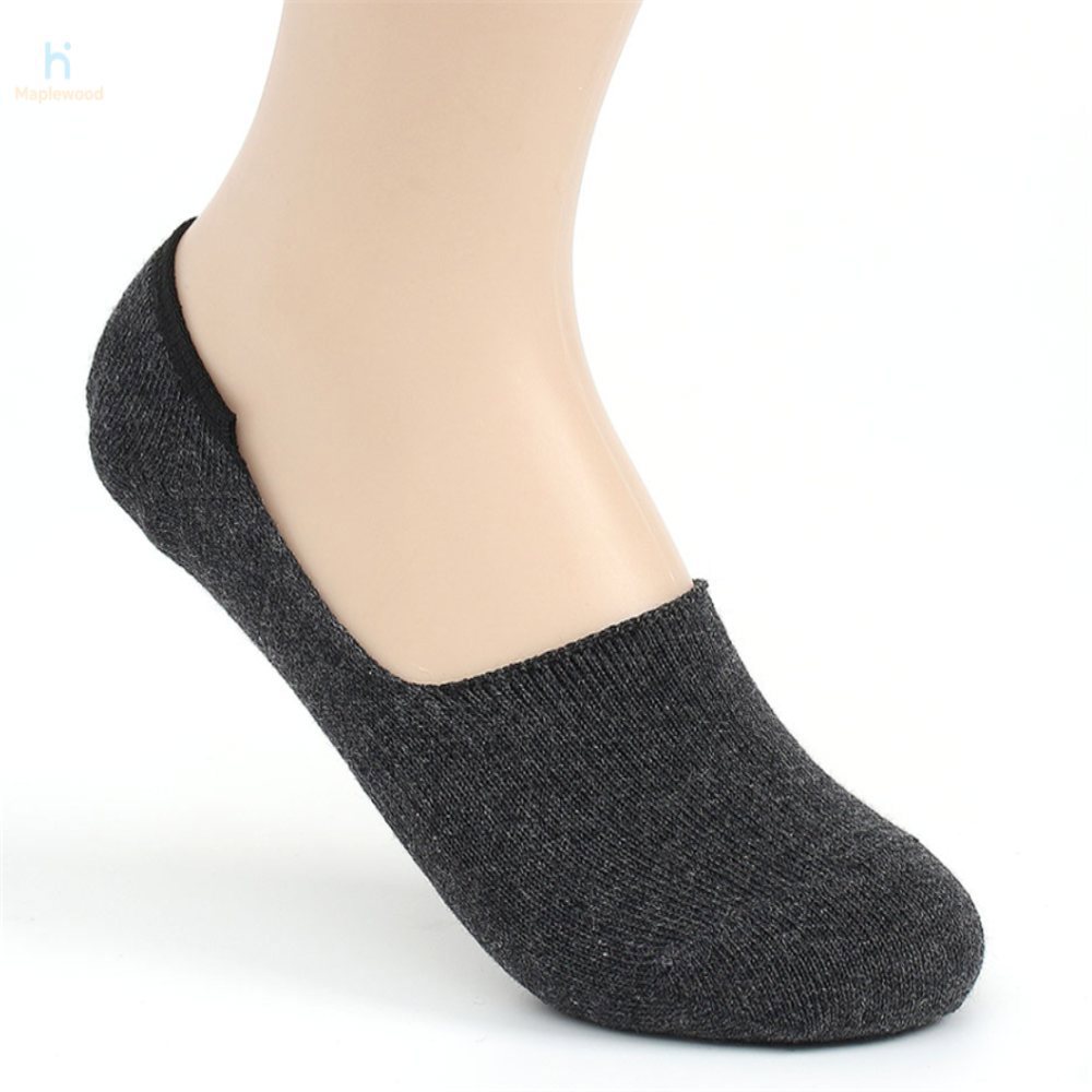 [오늘출발] 해피메이플우드 여성용 논슬립 덧신 5켤레 다크그레이 덧신양말 여성용덧신l 벗겨지지않는여성덧신 여성덧