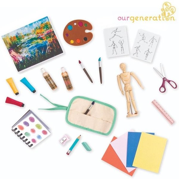 고품질 오지돌스 미술시간세트 공주인형 인형 (WFJLBNJ)