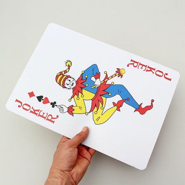 대형 점보 트럼프 카드 25.8x 37cm 빅사이즈 플레이 대형트럼프카드 포커카드 카드트럼프