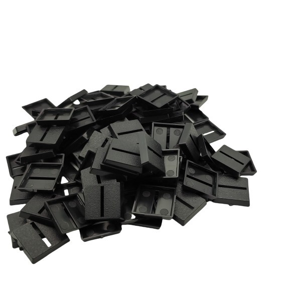 소형 Wargames 테이블 게임용 100PCS 20mm 정사각형 슬롯 베이스 20MM
