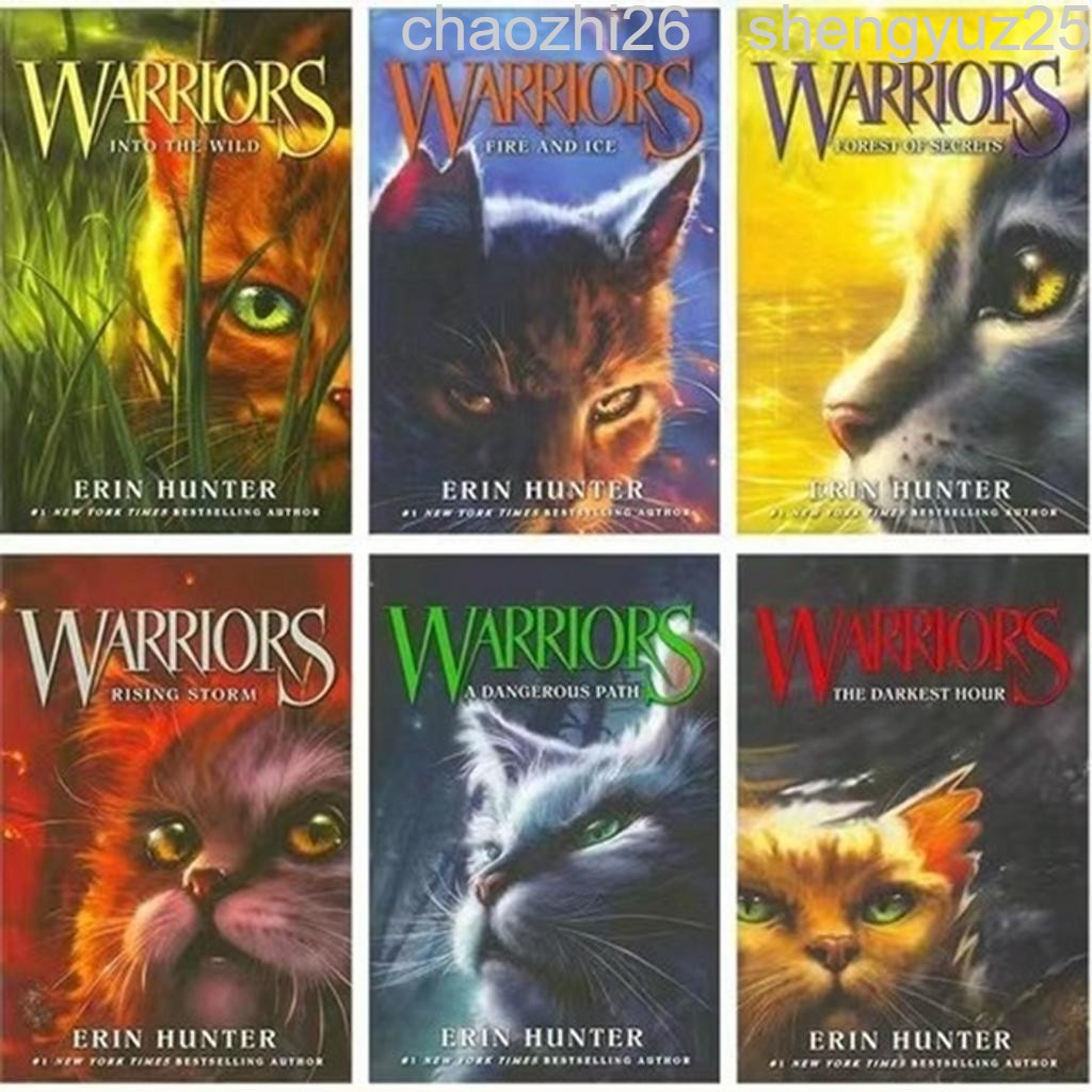 [해외] 고양이 전사들 Warriors 시즌1 6권 영어원서 AR5점대 (음원)0714-004