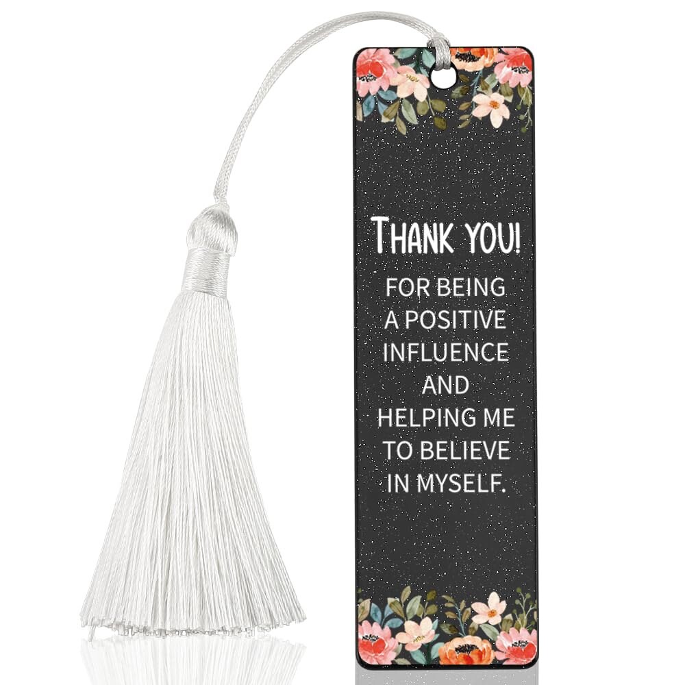 [오늘출발] 긍정적인 영향을 주는 메시지가 담긴 아크릴 북마크 교사 멘토 상담사를 위한 꽃 선물 Believe in Yourself