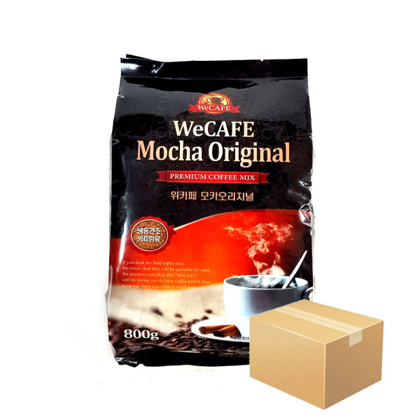 [유니온에프앤씨][오늘출발] 위카페 위카페 모카 오리지널 커피믹스  800g X 10개/자판기용