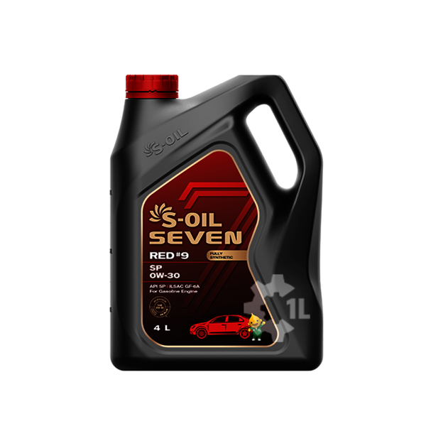 [오늘출발] SOil 에쓰오일 세븐 레드 9 0W30 4L  (API SQ/GF-7A)