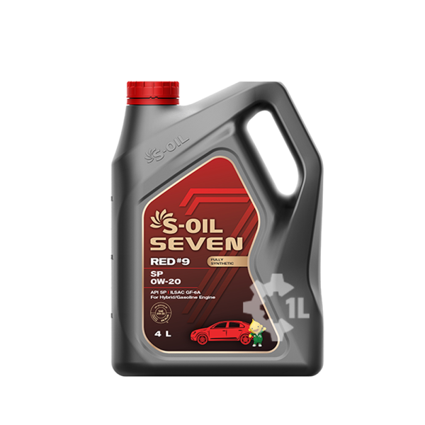 [오늘출발]SOil 에쓰오일 세븐 레드 9 0W20 4L  (API SP/GF-6A)