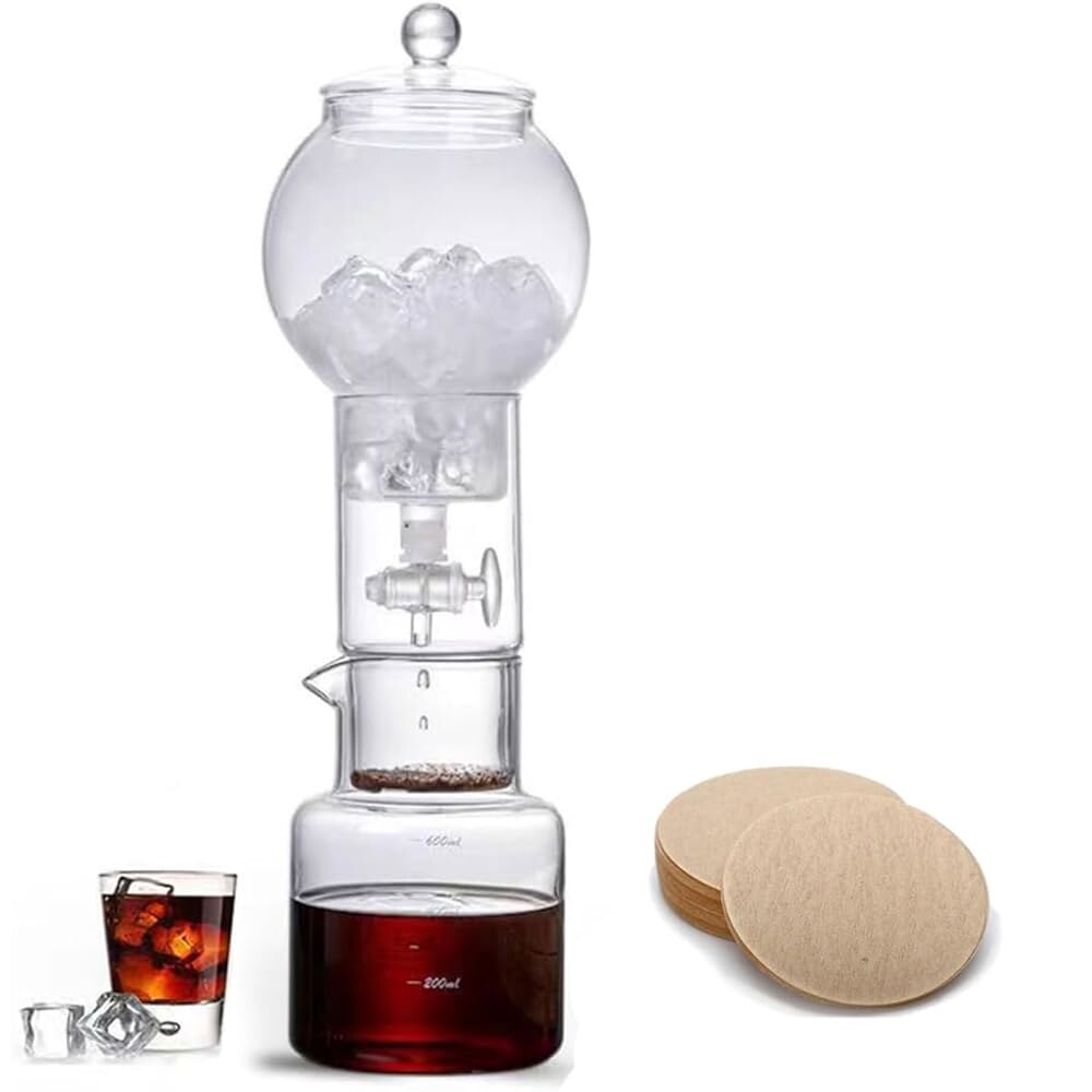 [오늘출발] 코피토 스 드립 커피 메이커 콜드 브루 메이커 포트 20온스 타워 슬로우 머신 보로실리케이트 유리 가정용