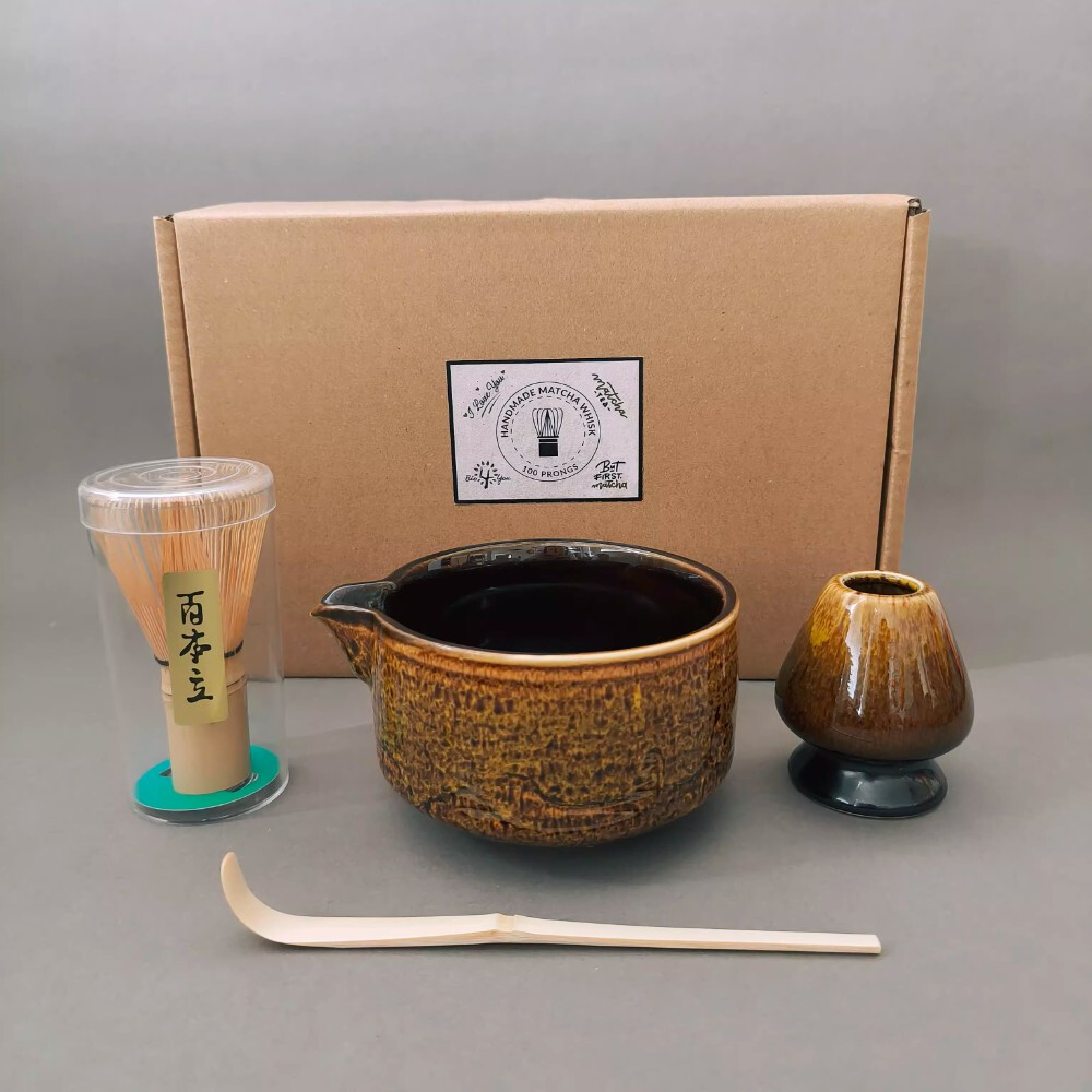 말차차선 도구 세트 다완 찻사발 일본식 차도구 전통 믹싱 주전자