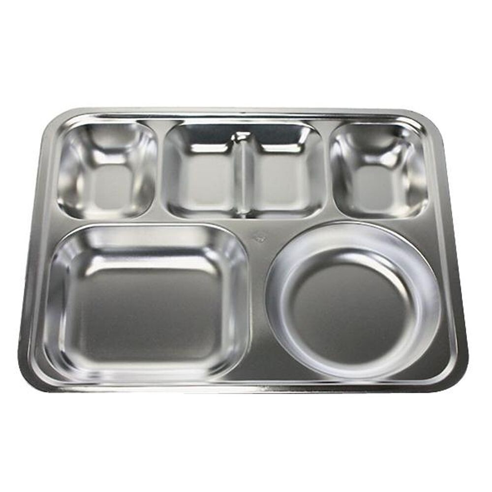 후지사각(사찬)식판/학교/급식판/회사/배식판/병원/식판/판/스텐/밥/트레이/멀티/분리/칸막이/원형/사각/반