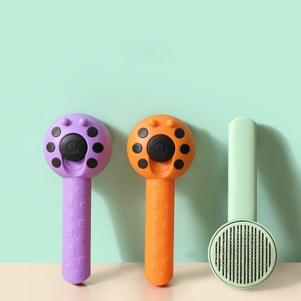 [오늘출발]반려동물 털 청소 마사지 빗 고양이와 강아지 제거용 7성 등장 무당벌레