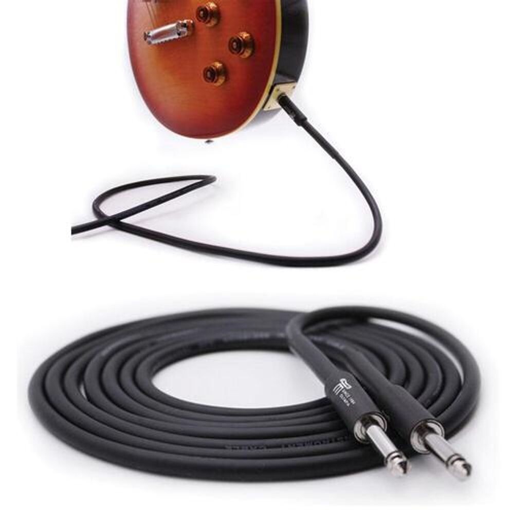 베이직  5M 블랙  어쿠스틱/음향기기/장비잭/앰프잭/음향잭/건반/기타짹/콘서트/전문가용/연주용/음향선