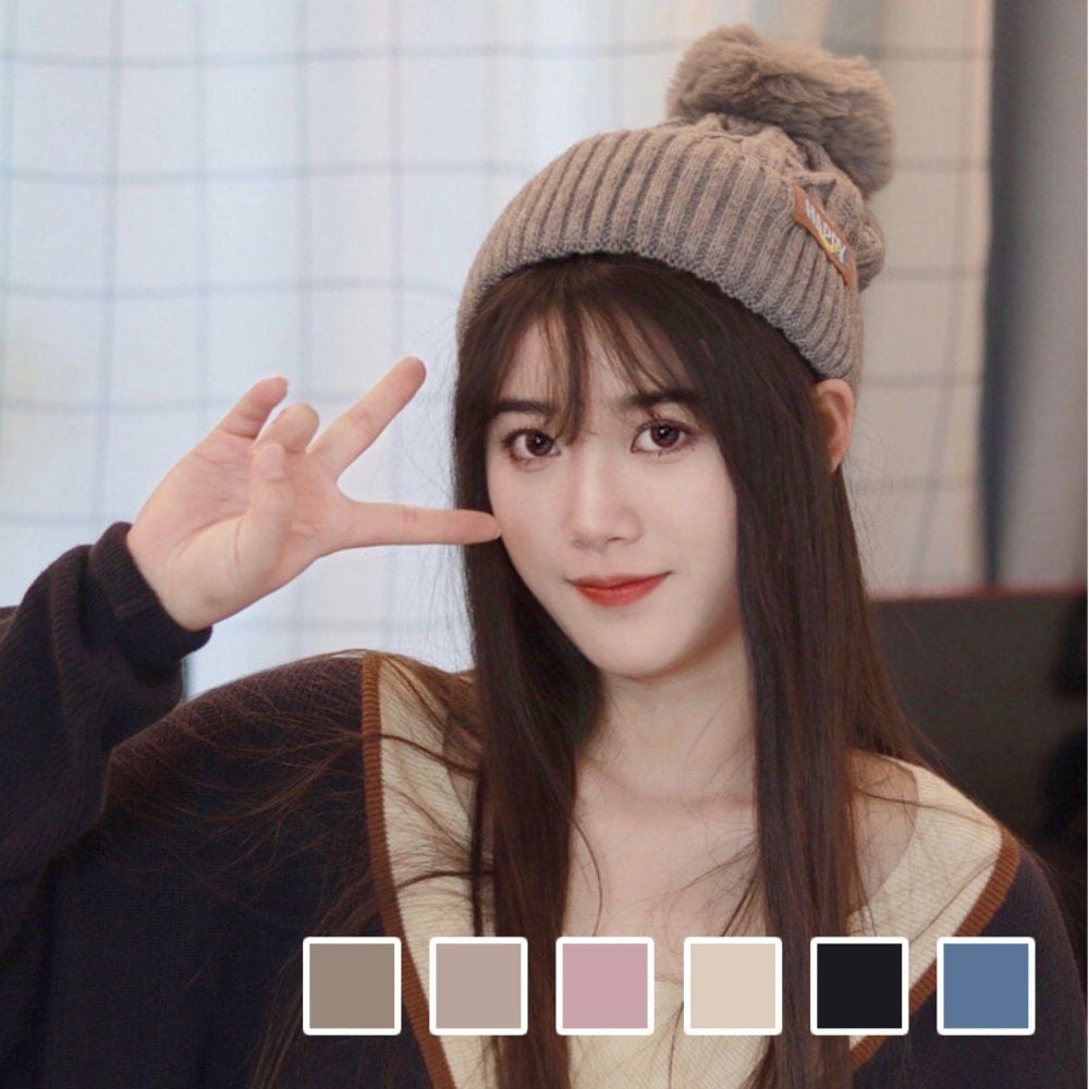 가을 겨울 따뜻한 꽈배기 융털 기모 방울비니 모자 털모자  겨울털모자 귀달이모자 군밤모자 러시아털모자