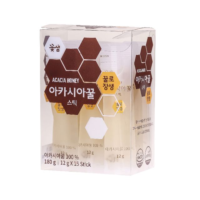 꽃샘 꿀로장생 아카시아 꿀스틱 15T 꽃샘효능 향단 복용법 침향 인도네시아