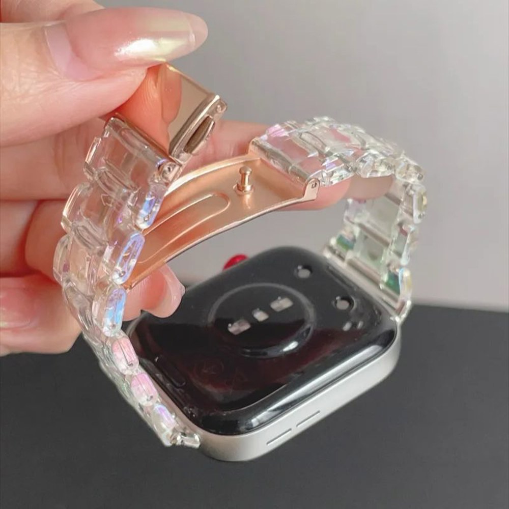 [오늘출발] 화웨이 시계 용 다채로운 투명 수지 스트랩 4 밴드 Fit3 팔찌 2 클리어 Smartwatch 손목 Correa DS-OP