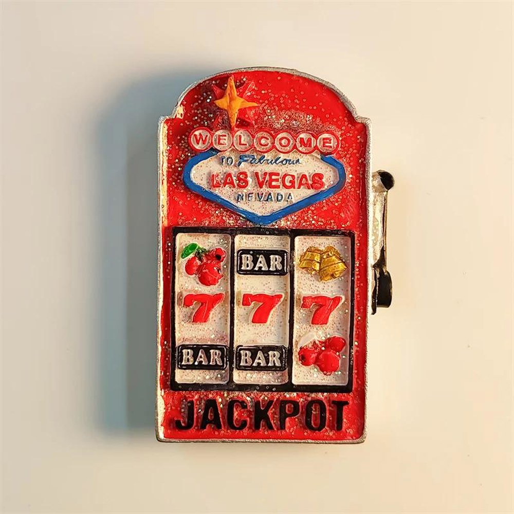 라스베가스 슬롯 머신 기념품 절단기 장식 송진 러그 각인 밀링 다용도 트리머