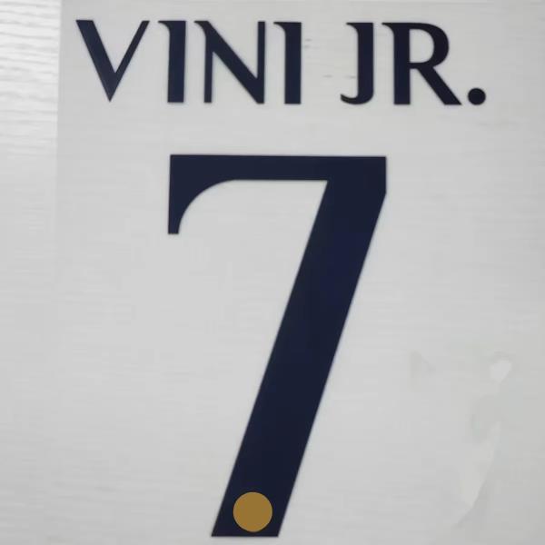 [오늘출발] 슈퍼 A 2023/24 황마 벨링엄 벤제마 비니 JR. KROOS MODRIC RODRYGO 번호 핫 스탬핑 스티커