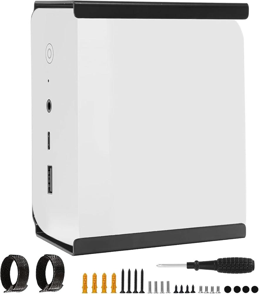 Beelink SER8 SER6 SER9 SER9 Pro EQi12 EQR6 미니 PC 베사 마운트 벽 책상 아래 EQR6에만 호환되는