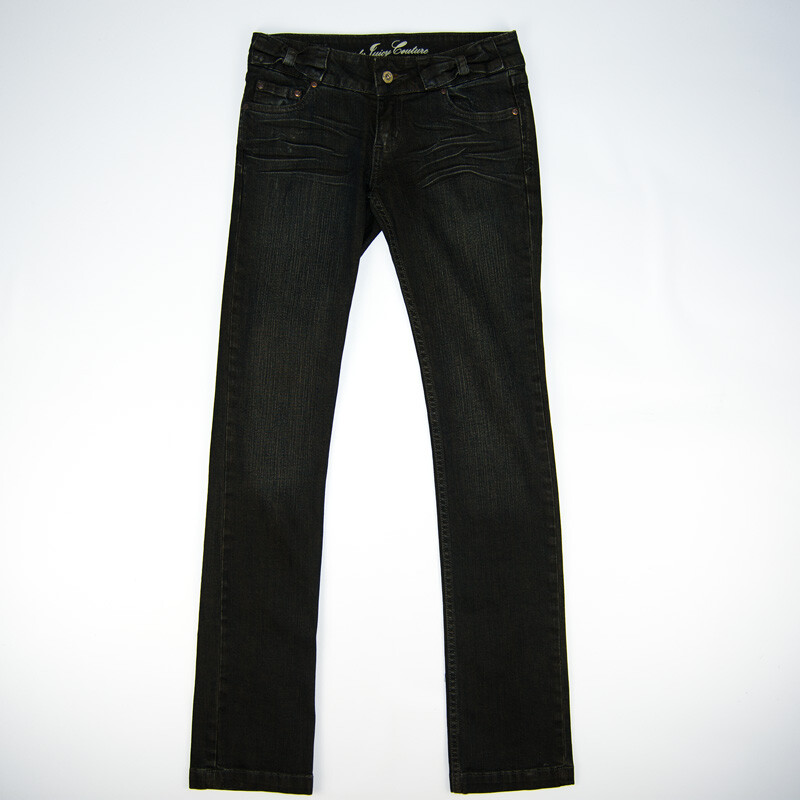 [오늘출발] [중고] [중고]쥬시꾸뛰르 블랙 면 일자 블랙진 27 여성 WPJ81