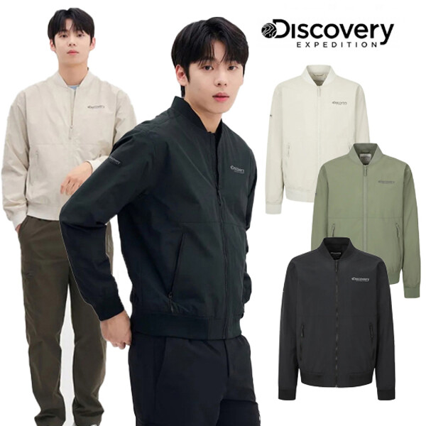 [현대백화점]디스커버리 (현대백화점)디스커버리 DMWJ3E051 남성 윌버 블루종 점퍼 바람막이 데일리자켓 항공점퍼