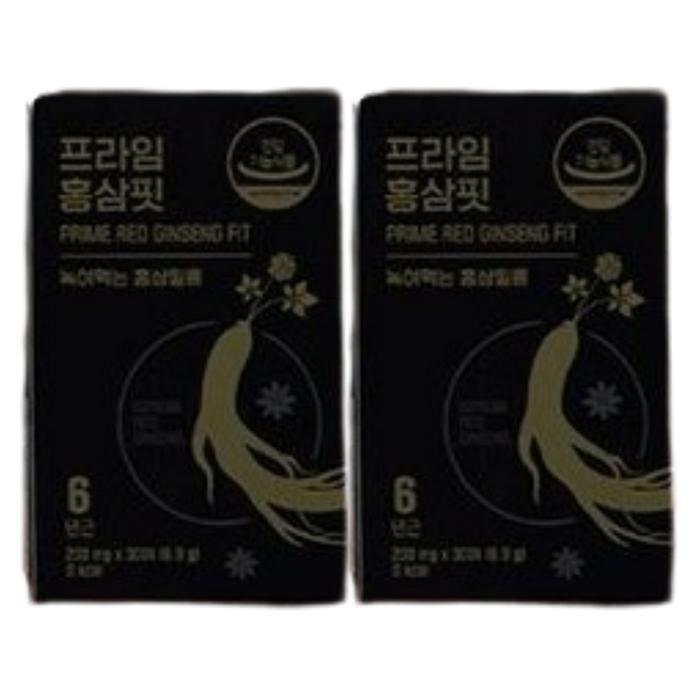 단비 프라임 홍삼핏 녹여먹는 홍삼필름 30매 x 2박스