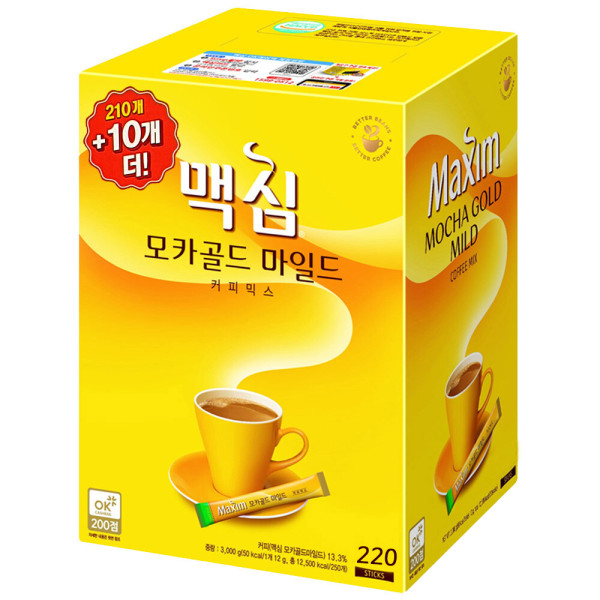 [오늘출발] 맥심 동서식품 맥심 모카골드 마일드 커피믹스 220T (210T+10T)