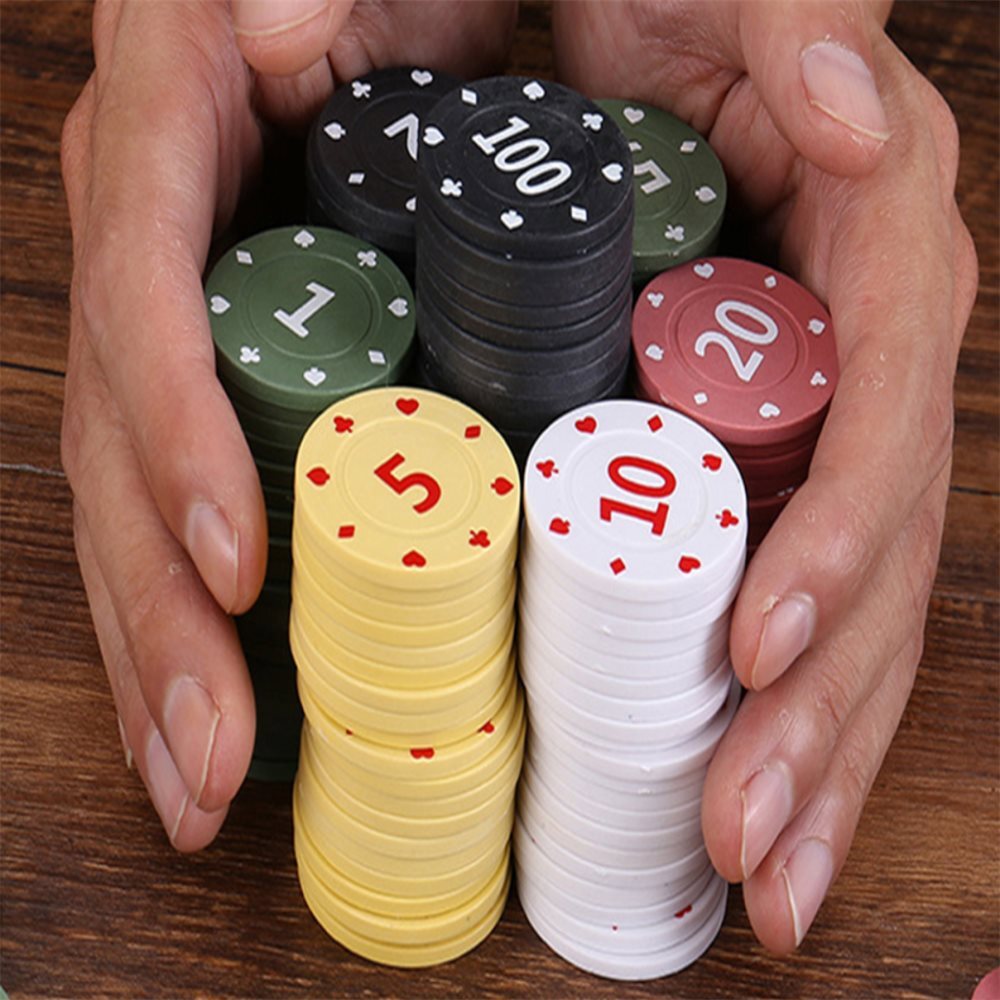 [오늘출발]온에어 포커칩 100P 홀덤숫자칩 보드게임칩 홀덤칩 게임머니숫자칩