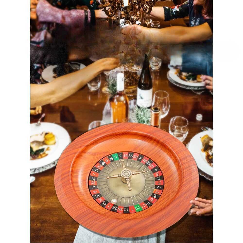[오늘출발] 룰렛 보드 구슬 카지노 돌리기 테이블 게임 포커 우드