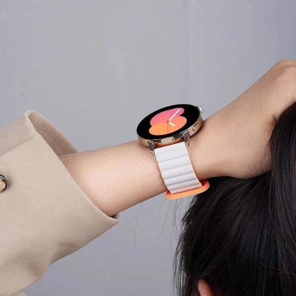 [오늘출발] 삼성 갤럭시 워치 6 7 5 4 40mm 44mm용 마그네틱 밴드 프로 4/6 클래식 기어 S3용 실리콘 스트랩