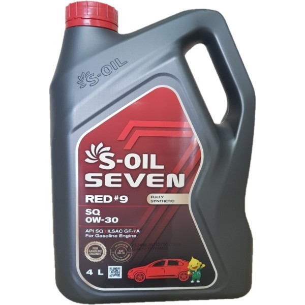 [오늘출발] 에쓰오일 RED 세븐레드9 SQ GF-7A 0W30 4L