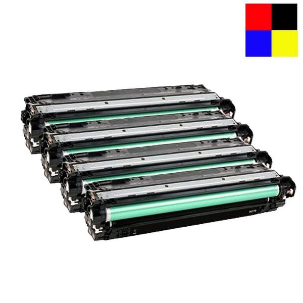 [호환] CE270A CE271A CE272A CE273A 호환 재생토너 4색세트 %프린터 리필 교체 (WFIRW38)