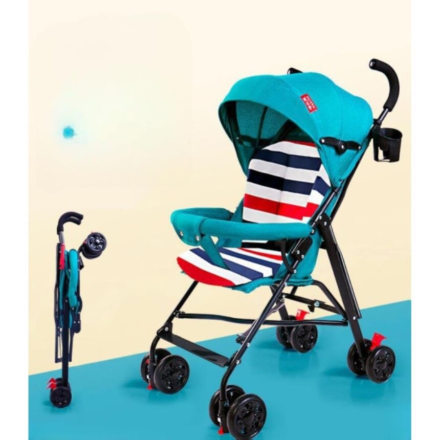 경량 유모차 접이식 편안 유아 가 간이유모 휴대용 붕붕카 간단 마트 기내 아기 가벼운