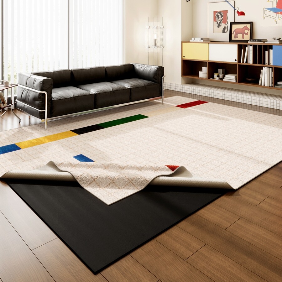 [해외] 세척가능 앤틱 카펫 매트 거실용 2중 N 소드 도메인 컬러/160x230cm (10mm)/1개