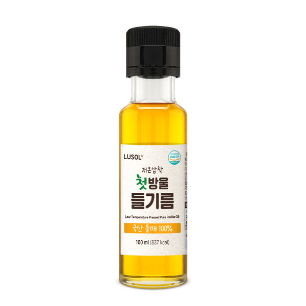 루솔 루솔 저온압착 첫방울 들기름 100ml