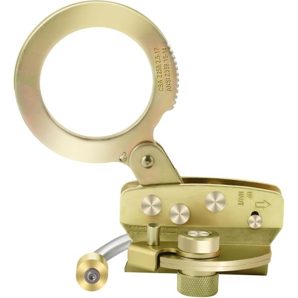 [오늘출발] 등강기 케이블 도구 도르래 TRSMIMA 로프 그랩 낙하 방지 - 자동 트레일 이중 잠금 58인치 로프와 사용 비