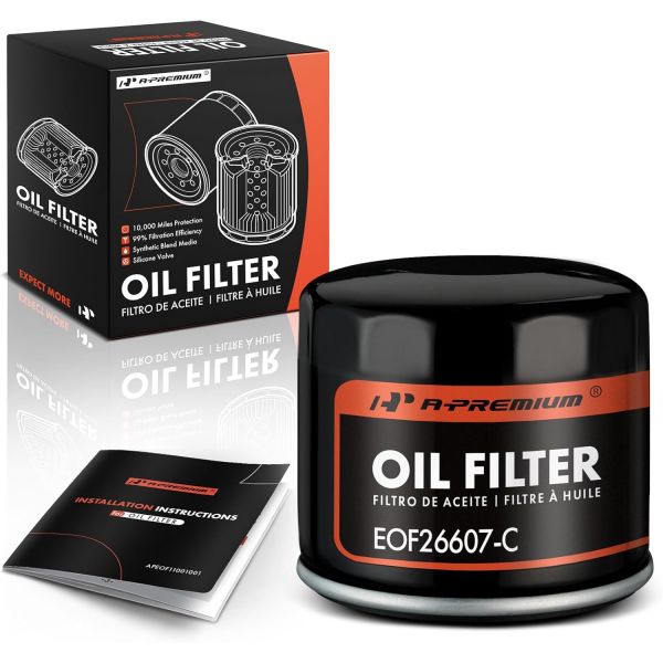 에이 프리미엄 10000마일 보호 스핀 온 오일 필터 포드 쉐보레 토요타 혼다 닛산 스바루 기아 마쯔다 미쓰