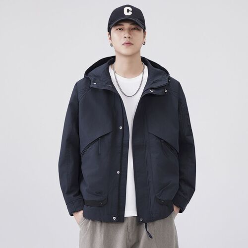 원픽 남성 잠바 야상사파리 후드 점퍼 봄 가을 아웃도어 바람막이 캐주얼 상의 재킷 힛템