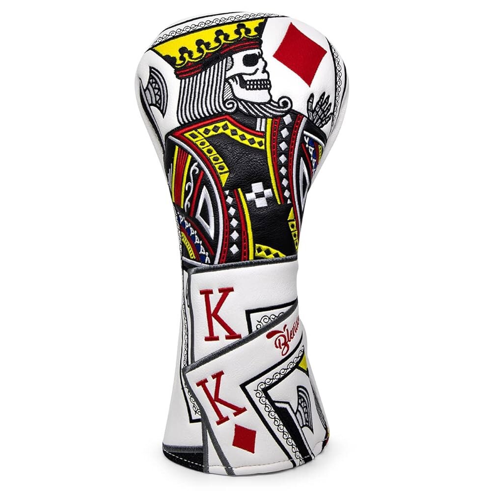 [오늘출발] 베어브레 골프 클럽 커버 포커 다이아몬드 킹 드라이버 패리웨이 우드 헤드 3 하이브리드 블레이드 퍼터