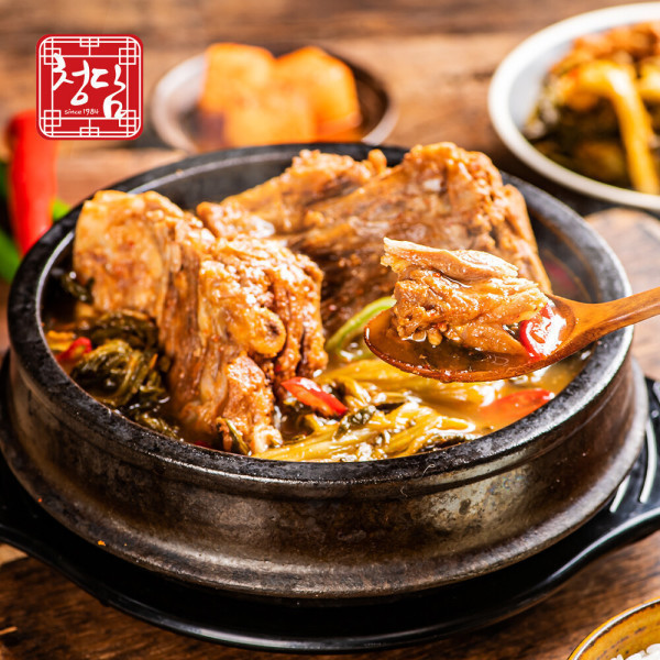 [따순둥푸드][오늘출발] 청춘을담은 (한정수량) 청담 뼈해장국 1kg x5팩 우리집국거리 부모님식사 술안주 무료배송 최초최대할인가