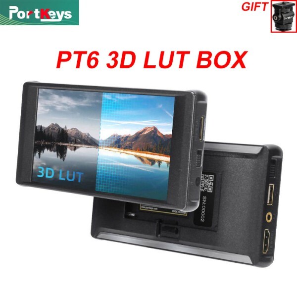 [오늘출발]Port키s PT6 5.2인치 터치 스크린 필드 모니터  실시간 라이브 스팀 스트레치 다리   DSLR 카메라 VS PT5