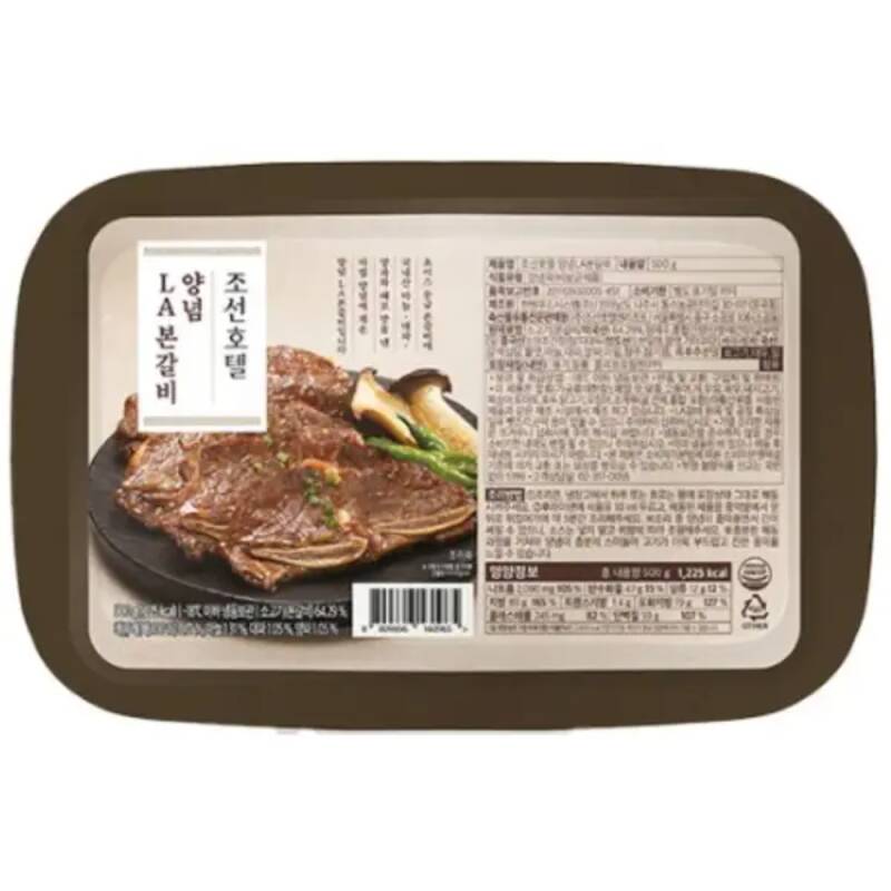 [조선호텔앤리조트]조선호텔 조선호텔 양념 LA갈비 500g 본갈비 미국산 소고기