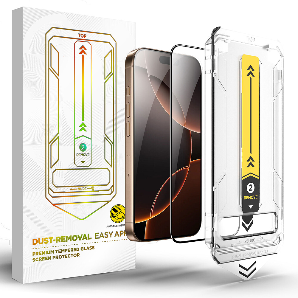 [오늘출발] 폰어스 아이폰17 먼지걱정 없는 액정보호필름 강화유리 풀커버 쉬운부착 프로 맥스 에어 무료배송