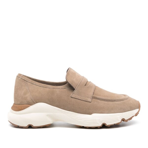 토즈 스웨이드 페니 슬롯 청키 솔 스니커즈 XXW54C0JC41 RE0S812