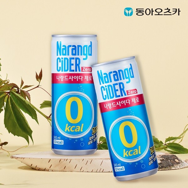 동아오츠카 동아오츠카 나랑드 사이다 245ml 캔 60입 무료배송갈증해소에 최고제로칼로리