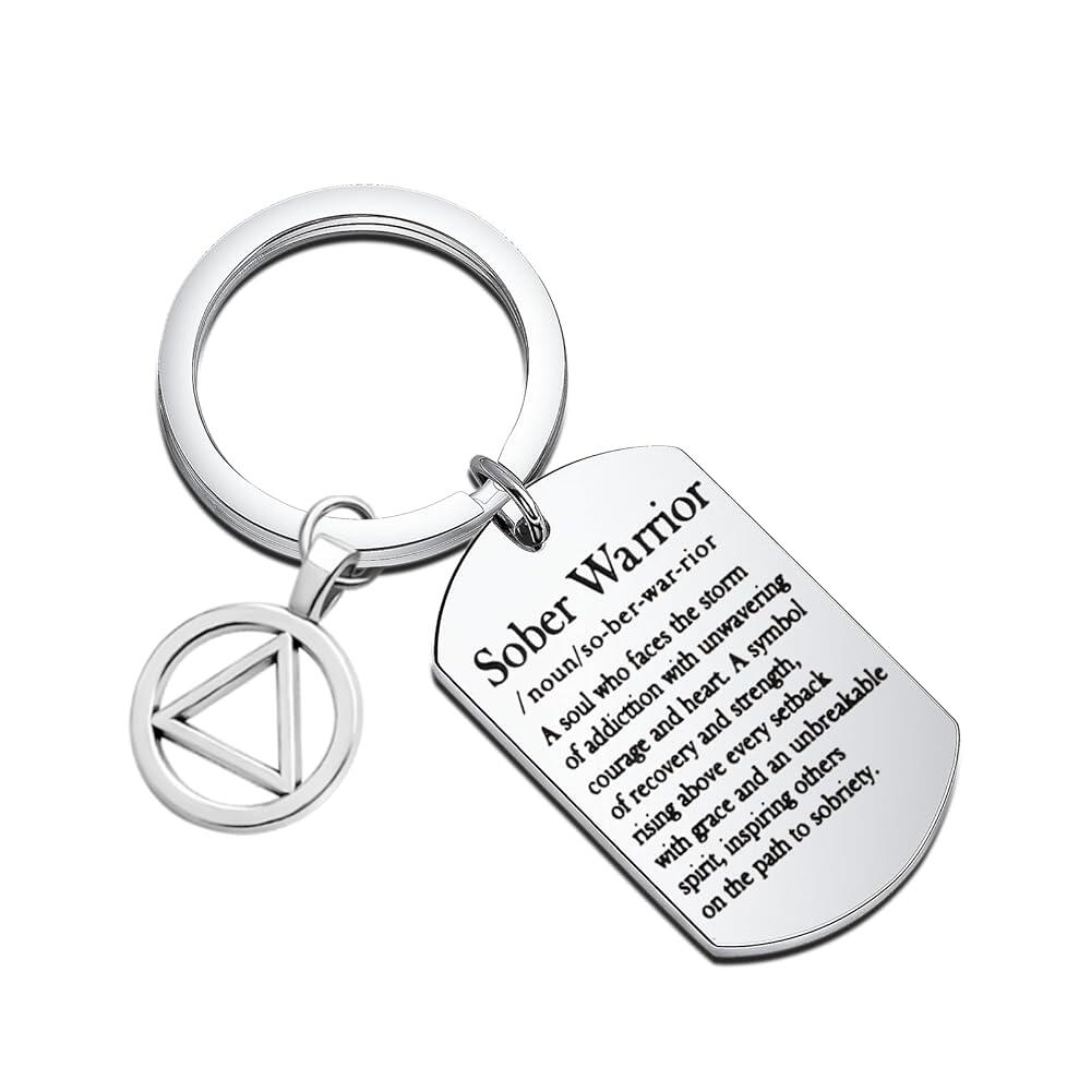 FAADBUK 술 취함 전사 정의 키체인 회복 술 취함 선물 알코올 중독 회복 선물 술 취함 선물 (술 취함 전사