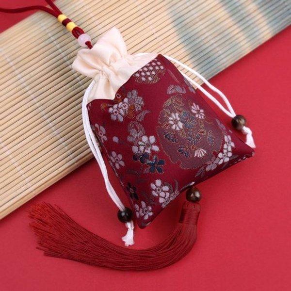 전통 고풍스런 노리개 복주머니 자주색-WFH7YMZ