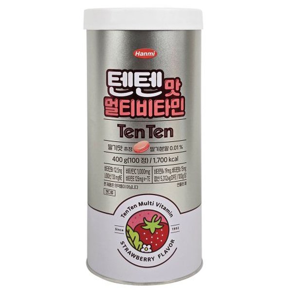 [한미헬스케어]한미 한미 텐텐맛 멀티비타민 100정 어린이 영양제 무료배송 gx