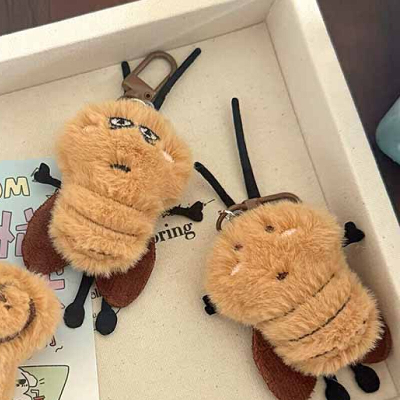 [오늘출발] 귀여운 바퀴벌레 키링 인형 바선생 열쇠고리 굿즈 가방 꾸미기 참 장식 백꾸 백참 액세사리